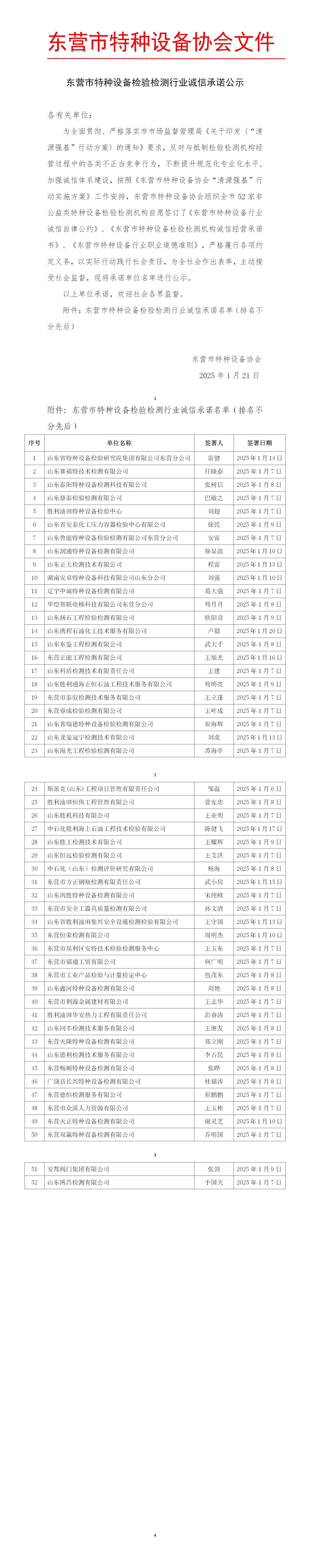 东营市特种设备检验检测行业诚信承诺公示_01